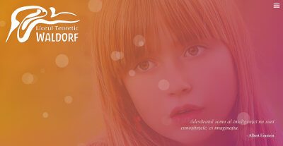 imagine website liceu waldorf